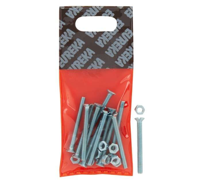 Eureka 4 x 40mm Machine Screw and Nut Countersunk (12 Pack)