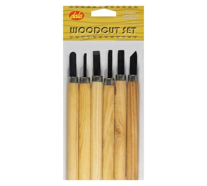 Dala 6 Piece Woodcutter Set - Brown