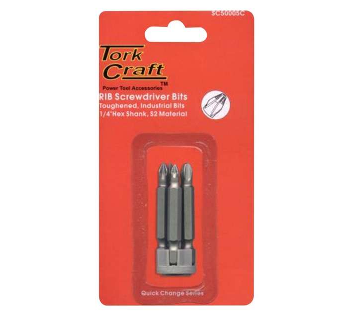 Tork Craft 50 Screwdriver Power Bit Set (5 Pack)