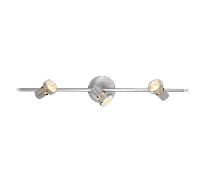 Eurolux S180SC 3 Light Bar Ceiling Light - Silver (50W)