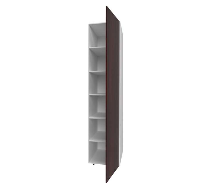 Home and Kitchen Base Unit Melamine Grocery Cabinet - Mahogany (450mm)
