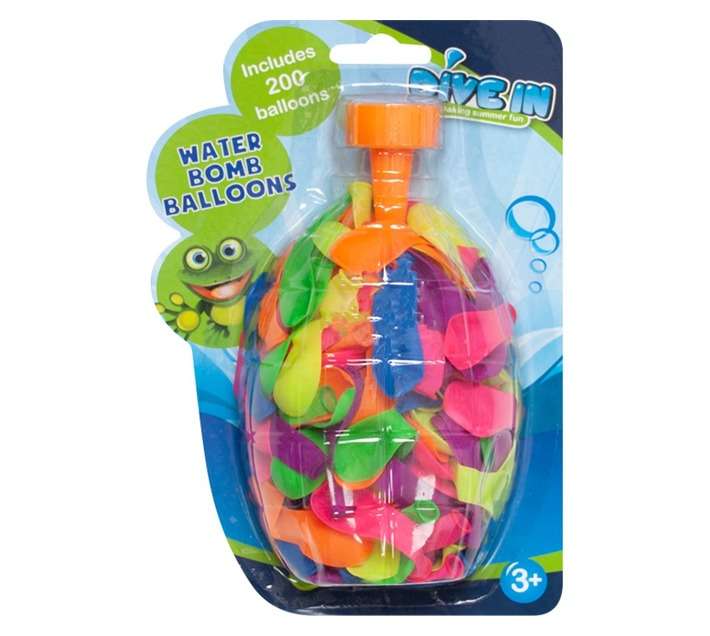 200 x Water Bomb Balloons - Assorted