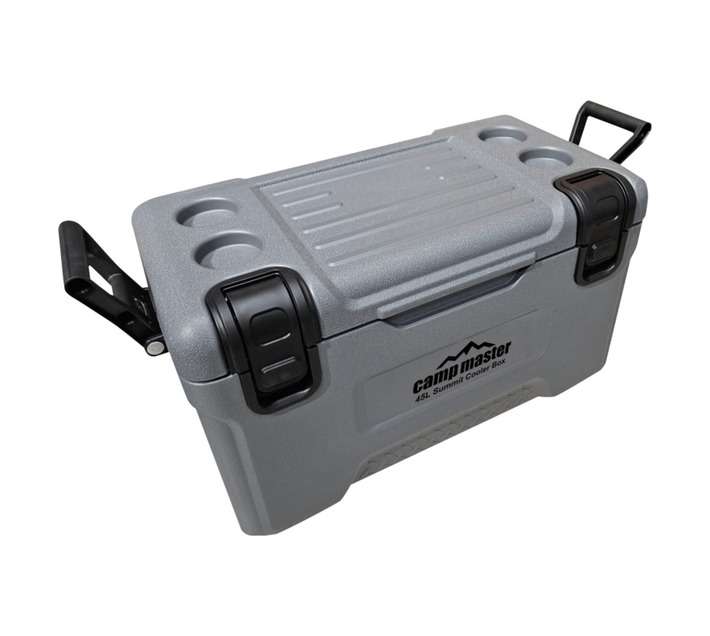 Camp Master Summit Cooler Box - Grey/Black (45L)