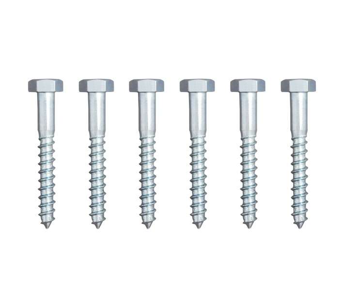 Eureka 1CA70U 10 x 75mm Coach Screw Galvanised (6 Pack)