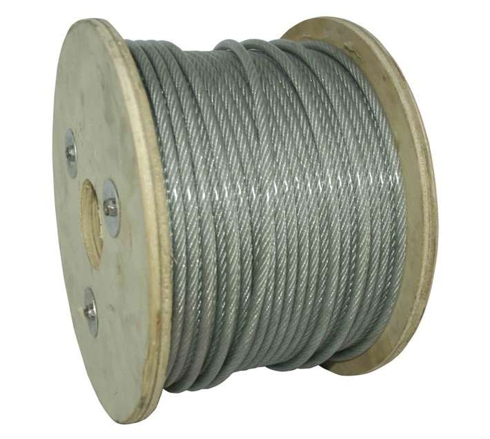 Libra Marketing PVC Covered Steel Cable - Clear (5 x 6.6mm)