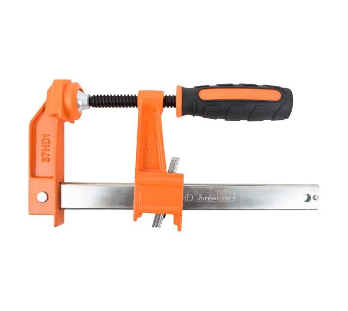 Jorgensen Medium-Duty Steel Bar Clamp - Orange/Black (457.2mm)