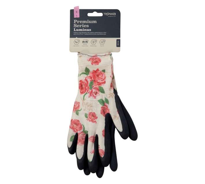 Towa Large Premier Garden Glove - Rose (Size 9)