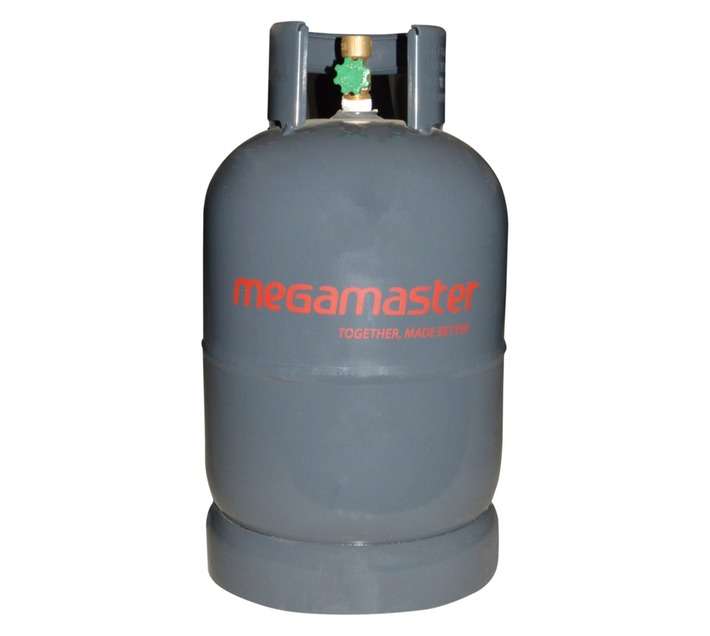Megamaster Empty Gas Cylinder - Grey (5kg)