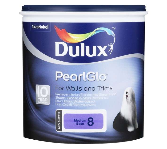 Dulux Pearlglo Water Based Medium Base 8 (1L)