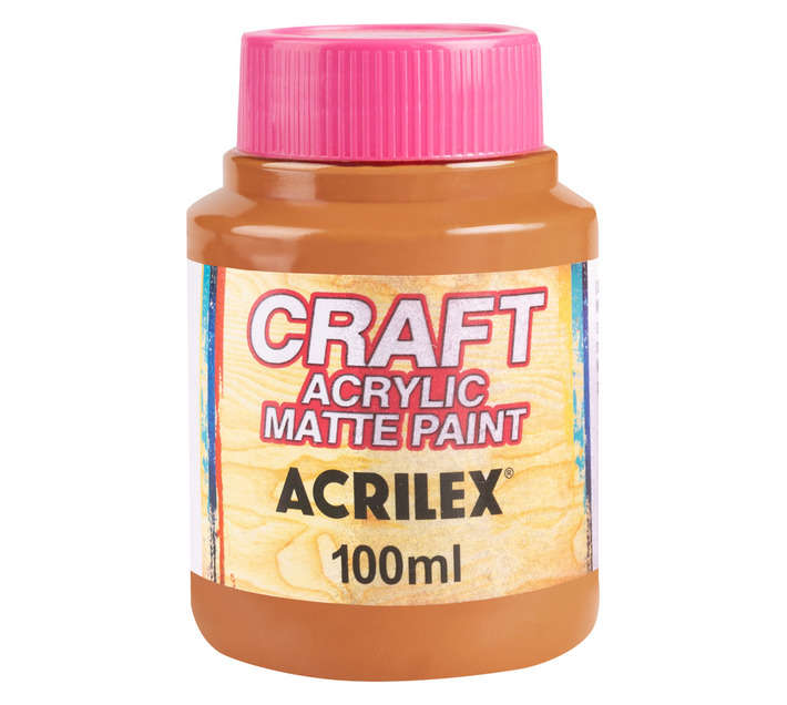 Crazy Crafts Matte Paint - Brown (100ml)