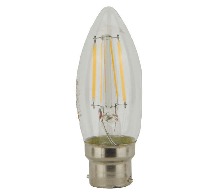 Luceco B22 Filament Dimmable Candle Lamp - Warm White (4w)
