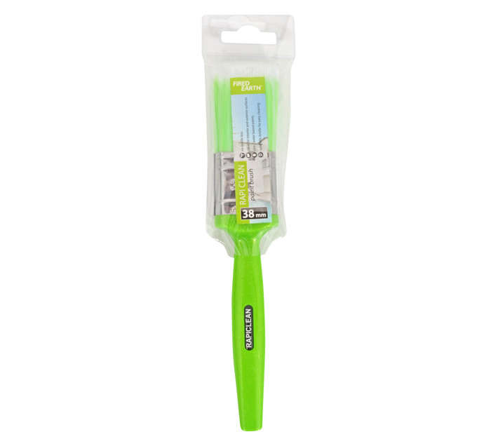Fired Earth Rapi Clean Paint Brush - Lime (38mm)