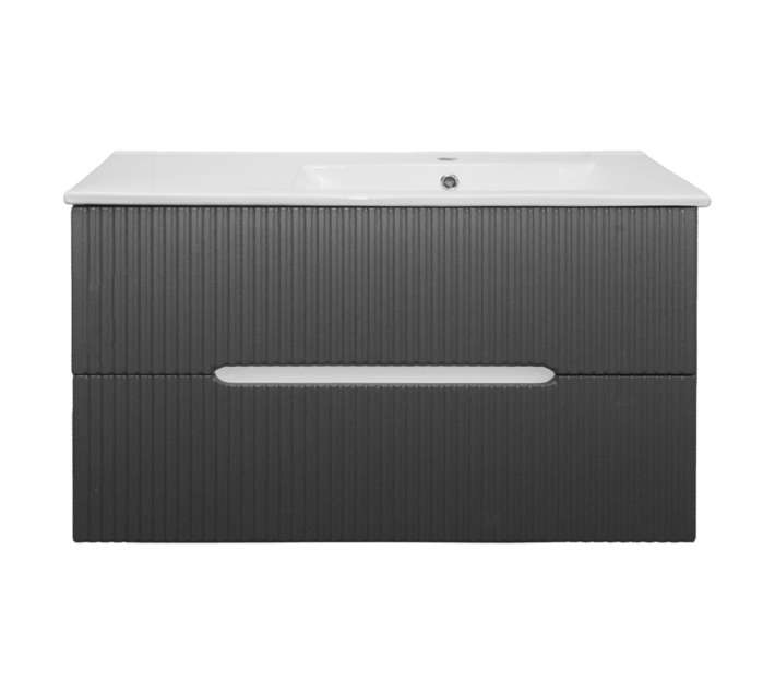 Lusso Wall Mount Classico Vanity Cabinet - Grey (900mm)
