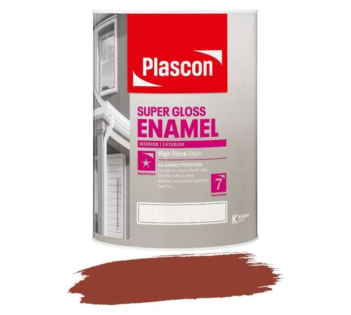 Plascon Super Universal Enamel Doors and Trims - Golden Brown (5L)