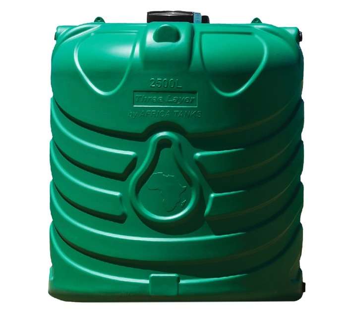 Africa Tanks Vertical Water Tank - Green (2500L)