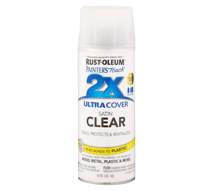 Rust-Oleum Spray Paint Touch 2X Ultra Cover - Satin Clear (340g)