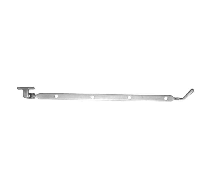 Euro Brass Fanlight Stay - Satin Nickel (350mm)