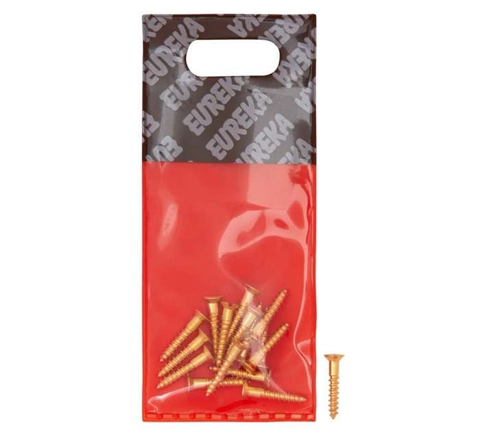 Eureka 1CJ10U 3.5 x 20mm W/Screw Countersunk Solid Brass (16 Pack)