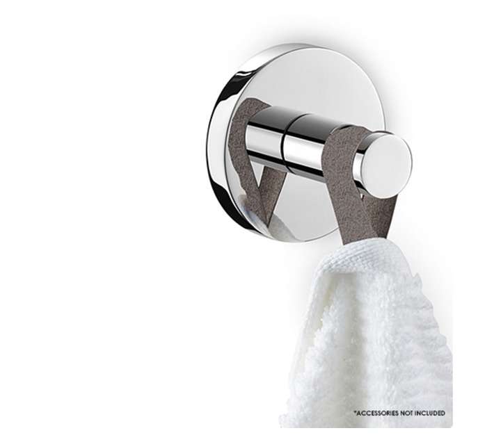 Zack Scala Towel Hook - Silver (105 x 85 x 65mm)