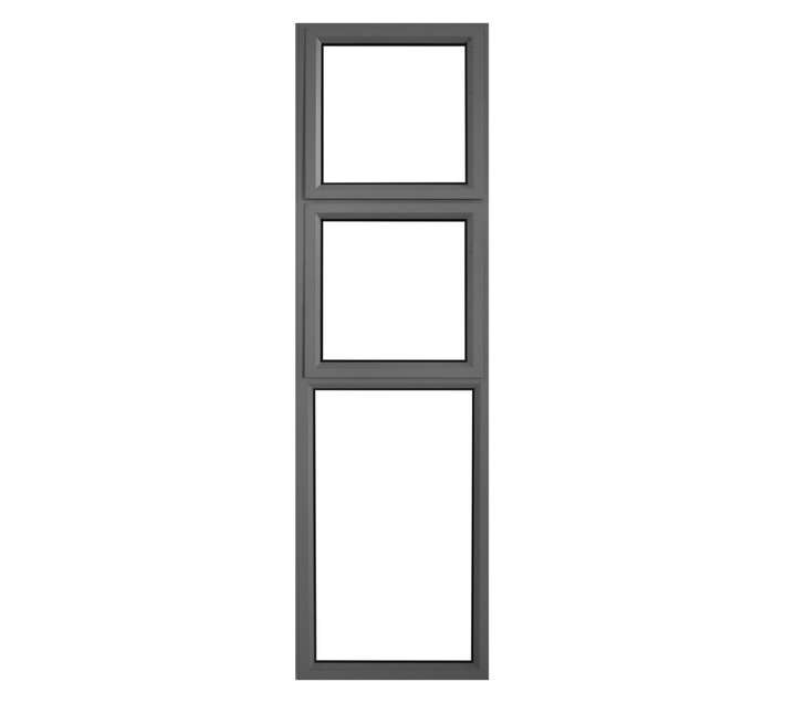 Swartland Kenzo SL621C Sidelight Aluminium Window - Charcoal (2090 x 590mm)
