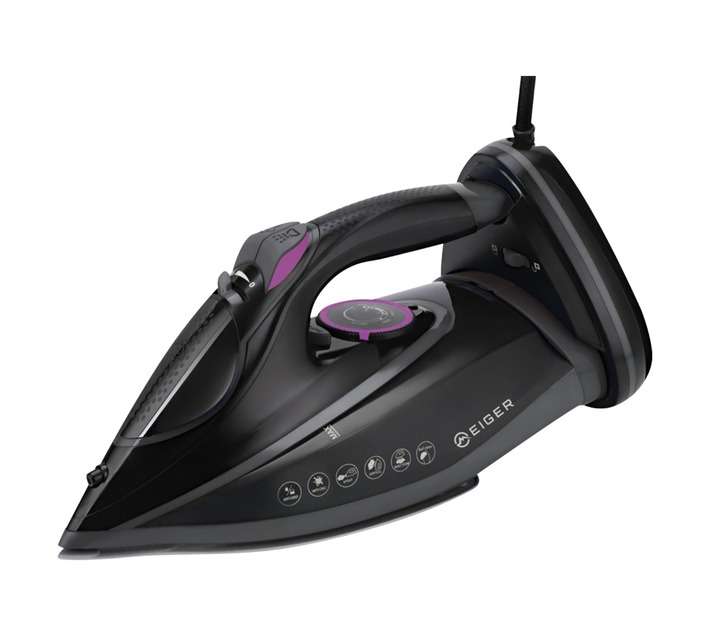 Eiger EG-CSI001 Angato Steam Iron - Black/Grey (2200W)