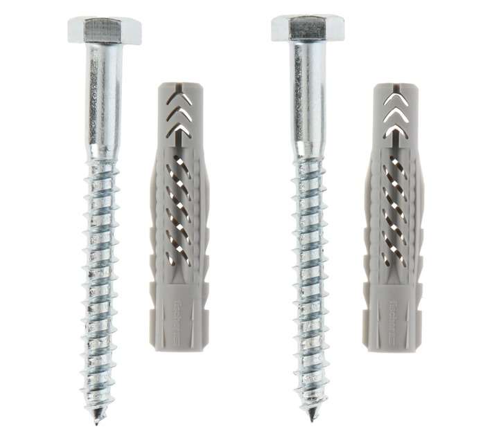 Fischer Plug and Screw Nylon UX12X70RSK (2 Pack)