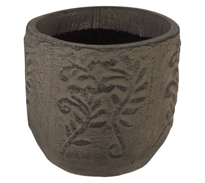 Small Roman Pot - Charcoal