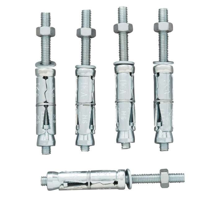 IKA 6 x 80mm M625pBolt Projecting (5 Pack)