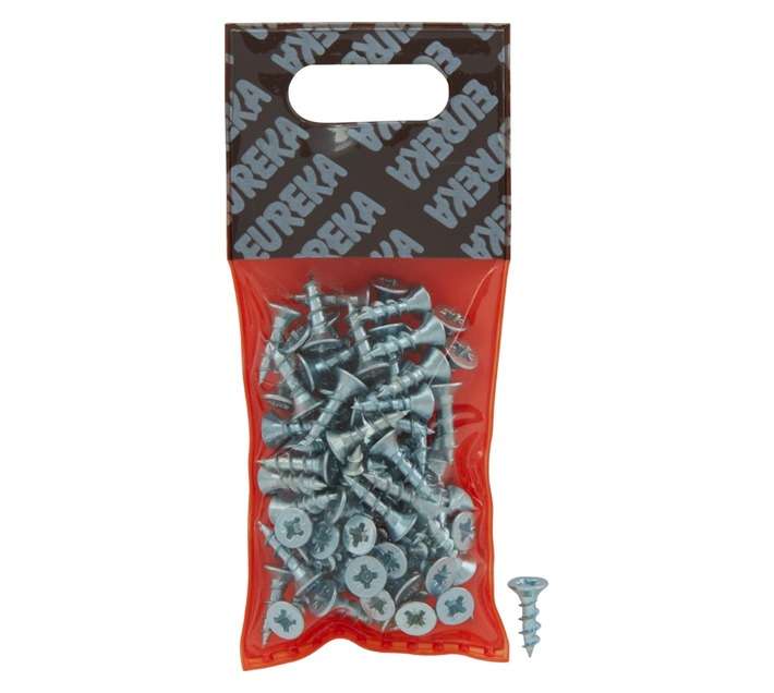Eureka 1GA20U 4 x 16mm Chipboard Full Thread Zp (80 Pack)