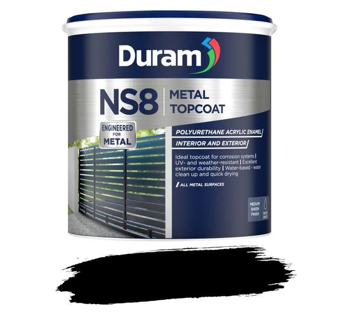 Duram NS8 Metal Topcoat - Black (1L)
