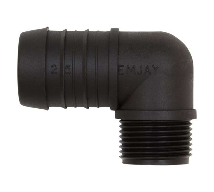 Emjay Insert Nylon Male Elbow (25 x 3/4")