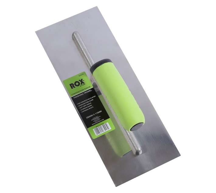 Rox Finishing Trowel Stainless Steel (290 x 115mm)