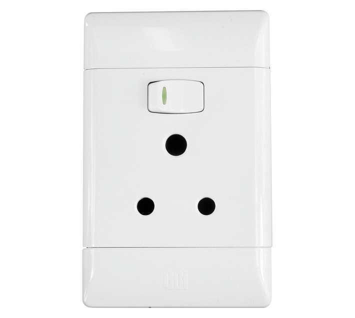 CBI Vertical single Socket - White