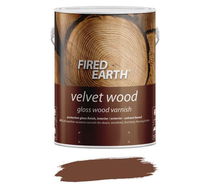 Fired Earth Velvet Wood - Imbuia (5L)