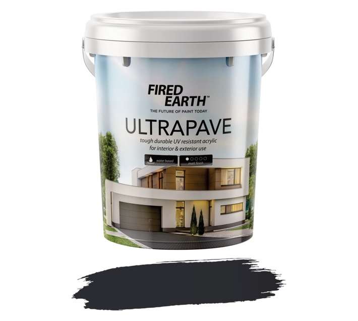 Fired Earth Ultra Pave - Black (20L)
