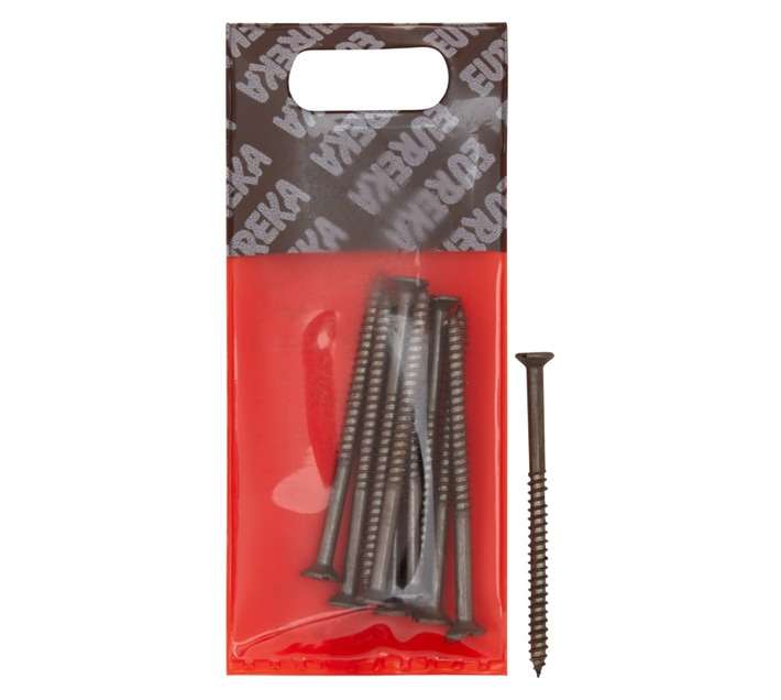 Eureka 1BI80U 4 x 60mm W/Screw Countersunk Steel (10 Pack)