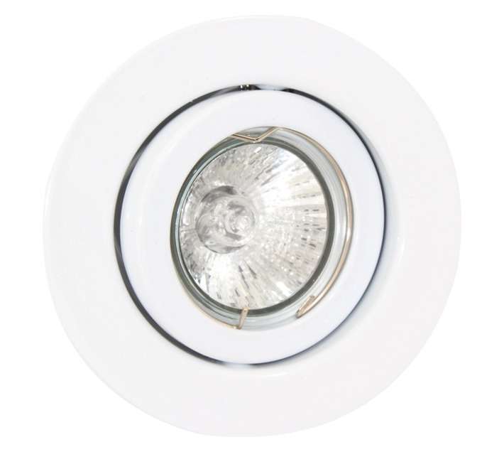 Eurolux 25 Degree Tilt Downlight - White (50W)