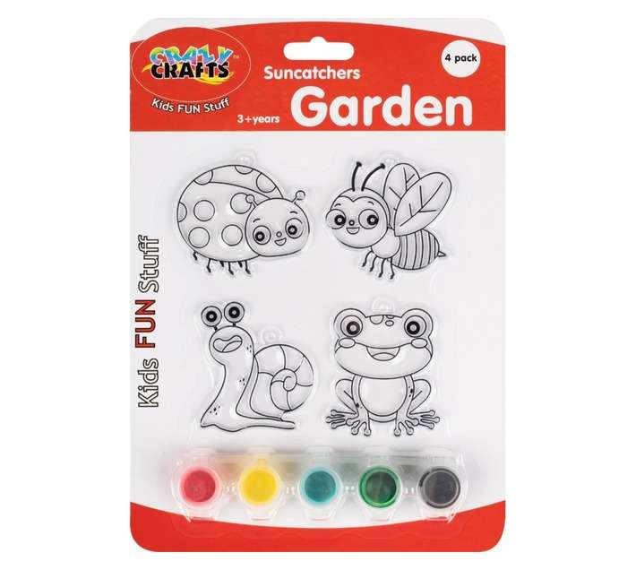 Crazy Crafts 4 Piece Garden Suncatcher Kits