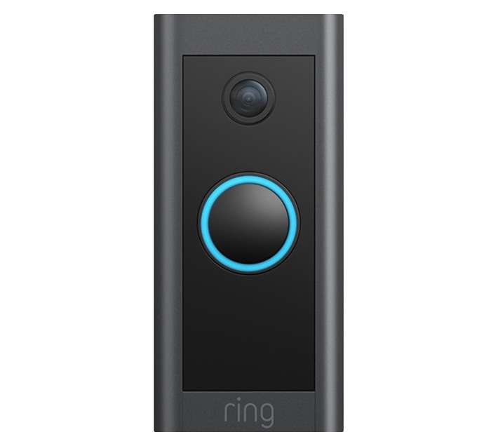 Ring 1080P HD Wired Video Doorbell - Black