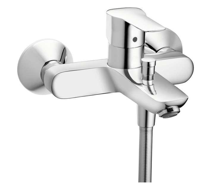 Hansgrohe My Sport Chrome Wall Bath Mixer (197 x 221 x 83mm)