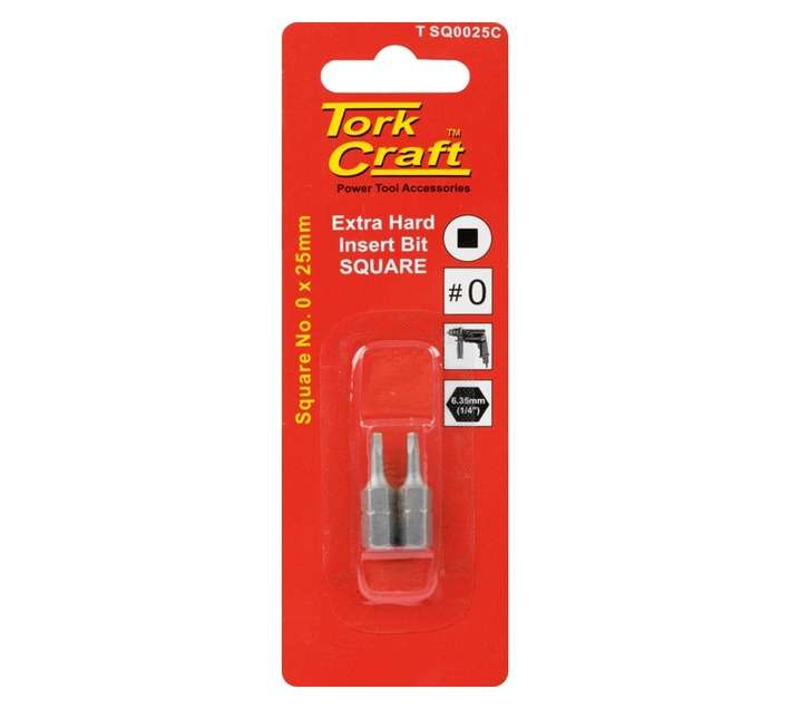 Schroder T SQ0025C 2 x Square Recess Bits