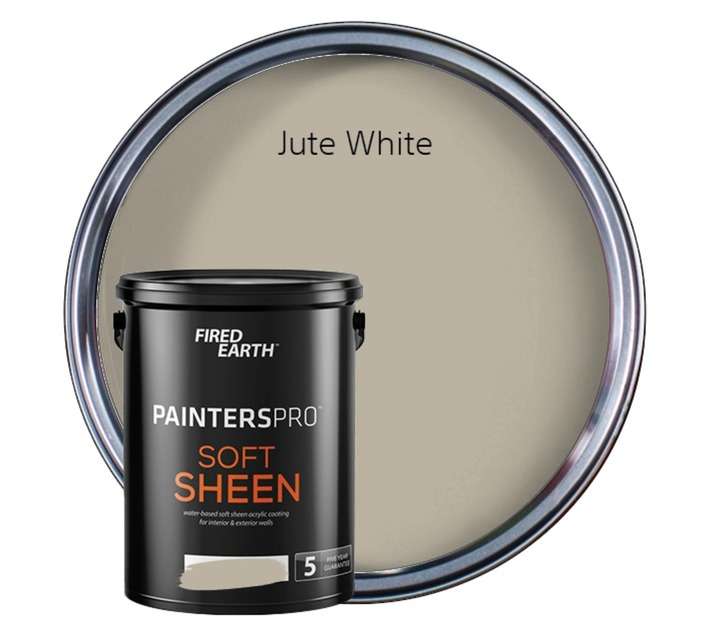 Fired Earth Painters Pro Soft Sheen - Jute White (5L)