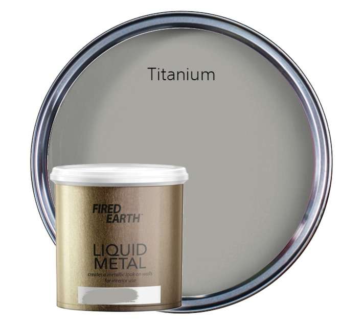 Fired Earth Liquid Metal - Titanium (1L)