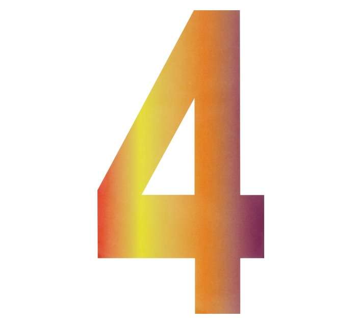 Inta Safety Wheelie Bin Numeral 4