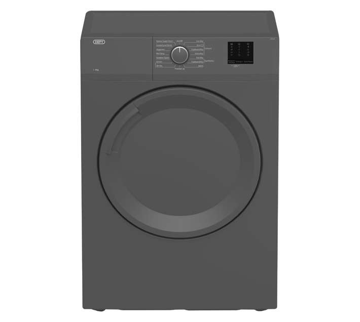 Defy Air Vented Tumble Dryer 8kg Grey DTD317