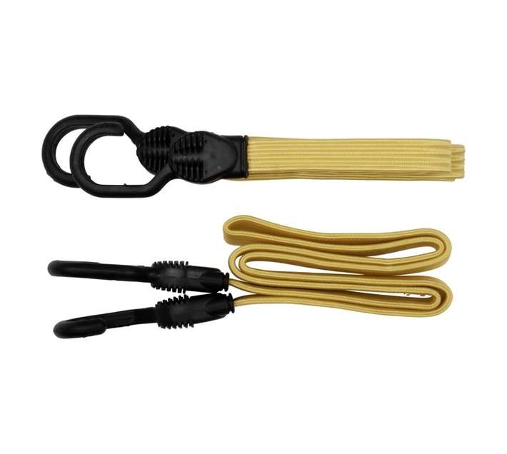 Smart Straps 2 x Flat Bungees - Yellow (1200mm)