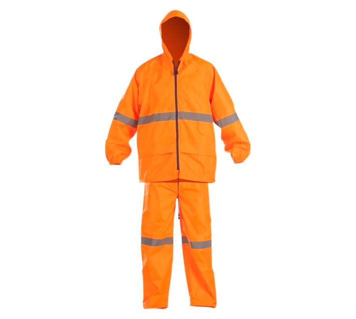 Rainsuit Reflective Tape Rubberized - Orange (L)