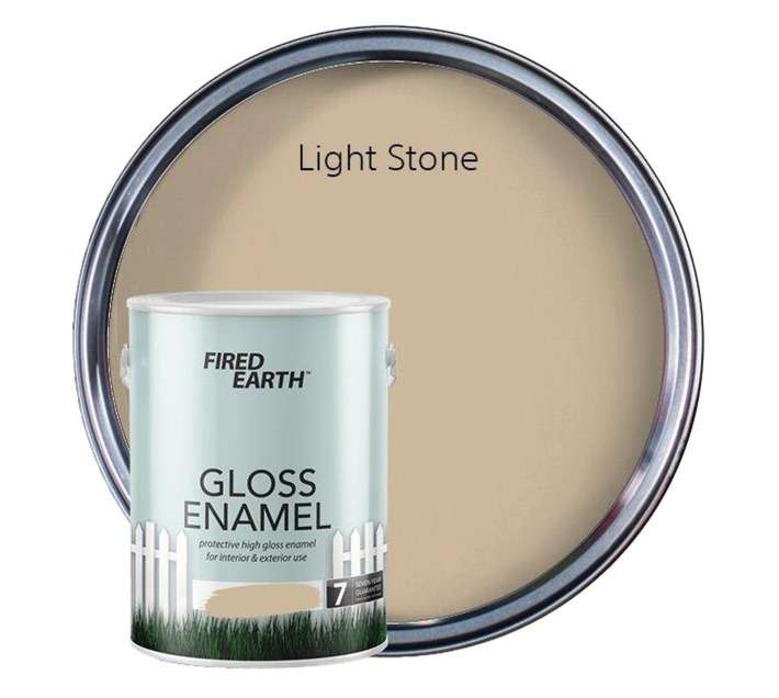 Fired Earth Gloss Enamel - Light Stone (5L)