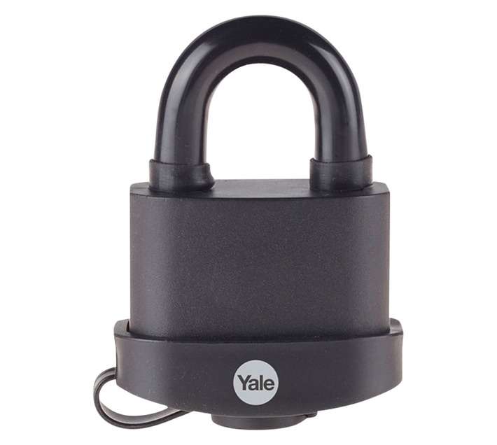 Yale Weatherproof Padlock - Black (61mm)