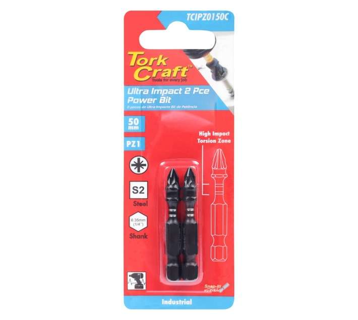 Tork Craft TCIPZ0125C Pozi PZ1 Screwdriver Bit (25mm)